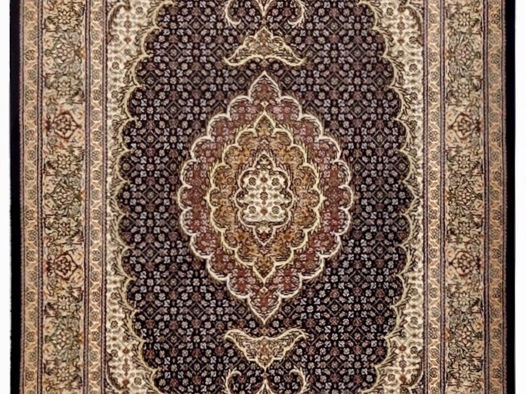ペルシャ絨毯【ウール】玄関マット中　ホイ産　82×130(cm)　¥330,000(税込)