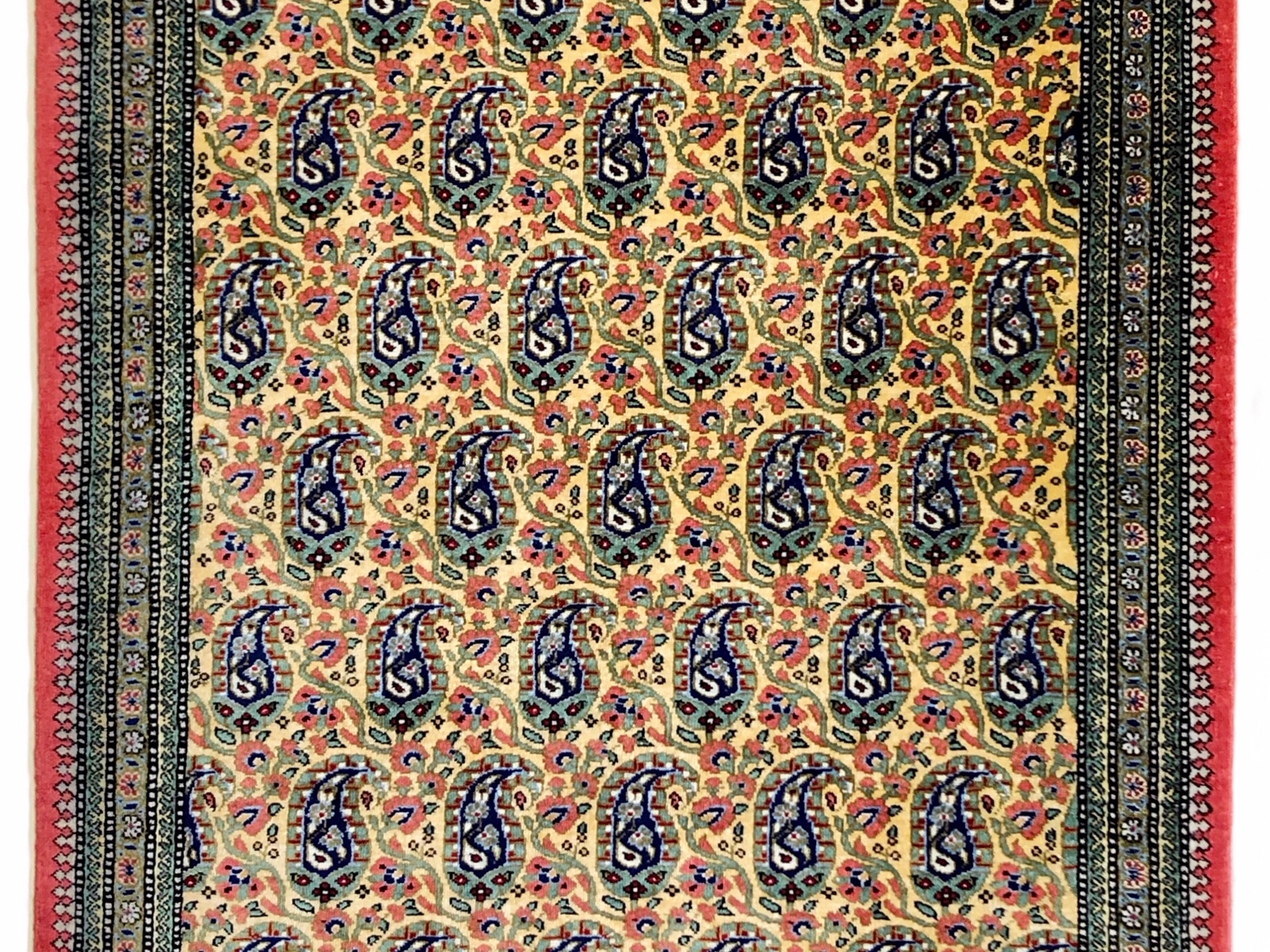 ペルシャ絨毯【シルク】クム産 58×86 玄関マット小 ¥275,000(税込)