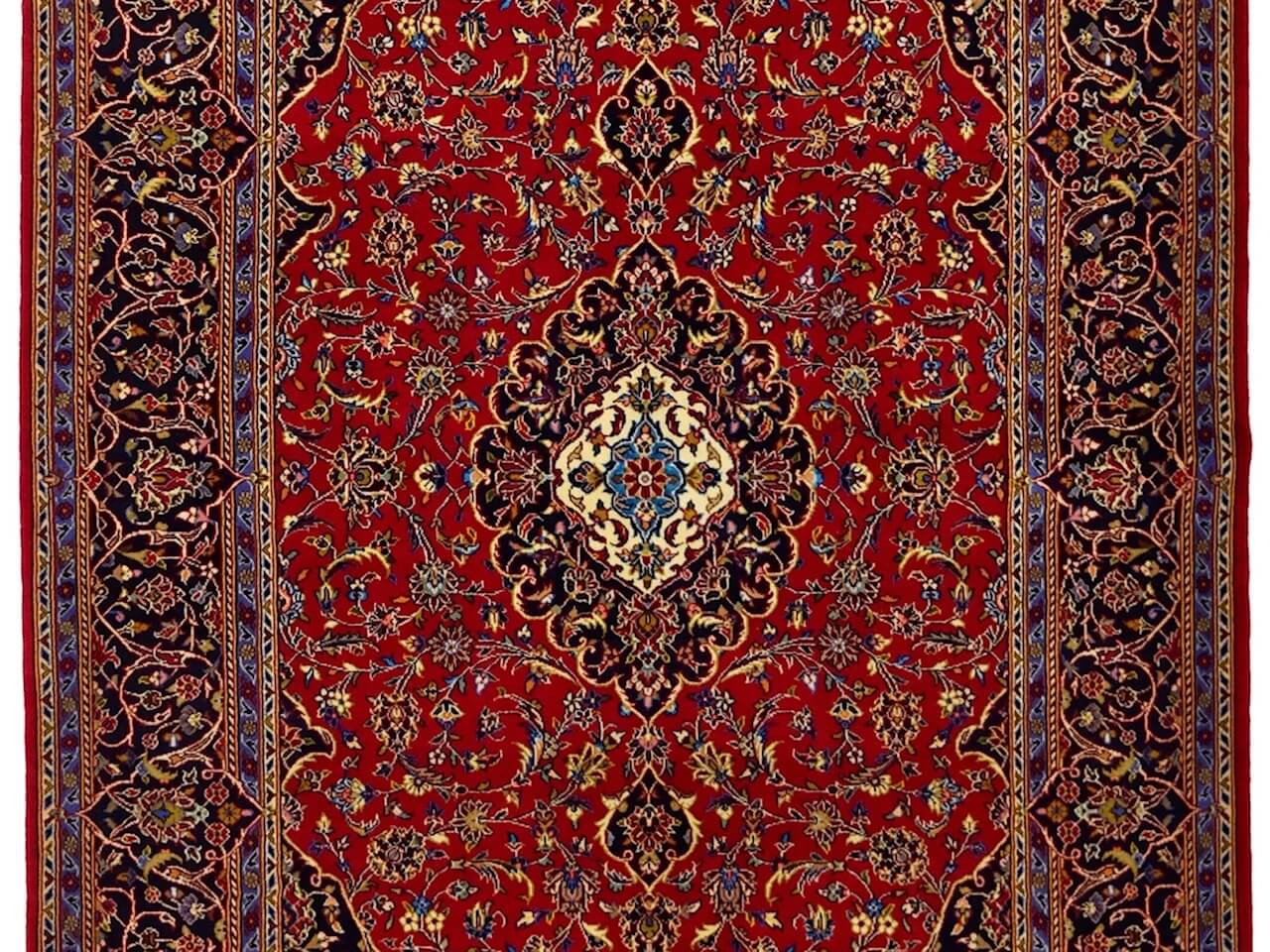 ペルシャ絨毯【ウール】カシャーン産 143×220 リビングサイズ小 ¥495,000(税込)