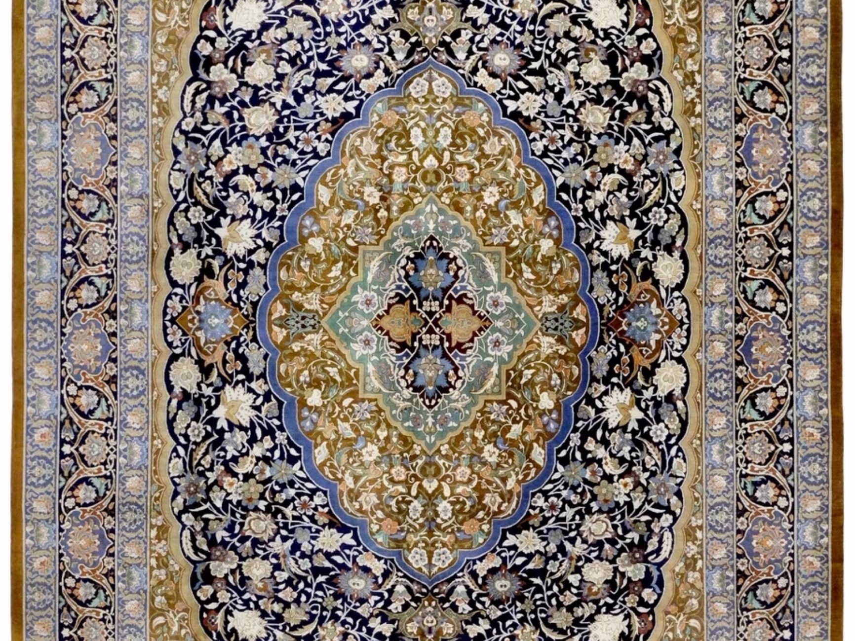 ペルシャ絨毯【シルク】リビングサイズ大(200×300)｜ペルシャ絨毯専門