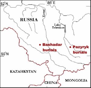 パジリク絨毯とバシャダル絨毯