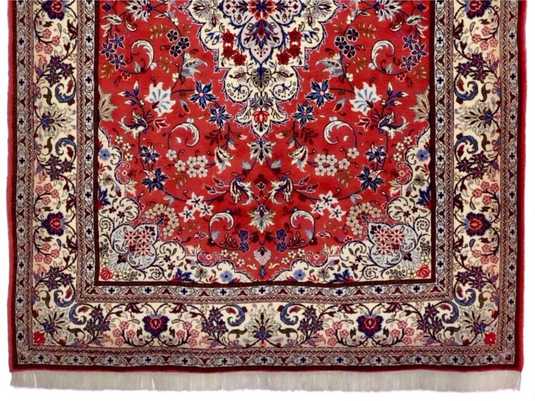 ペルシャ絨毯【ウール】リビングサイズ中 ヤズド産 168×242(cm