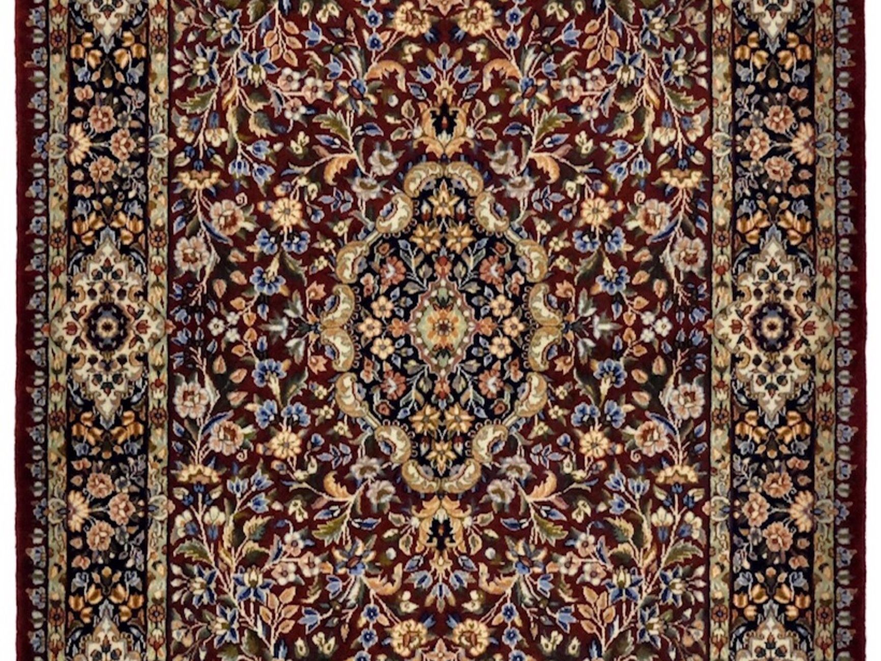 ペルシャ絨毯【ウール】玄関マット大　ラフサンジャン産　112×163(cm)　SOLD OUT