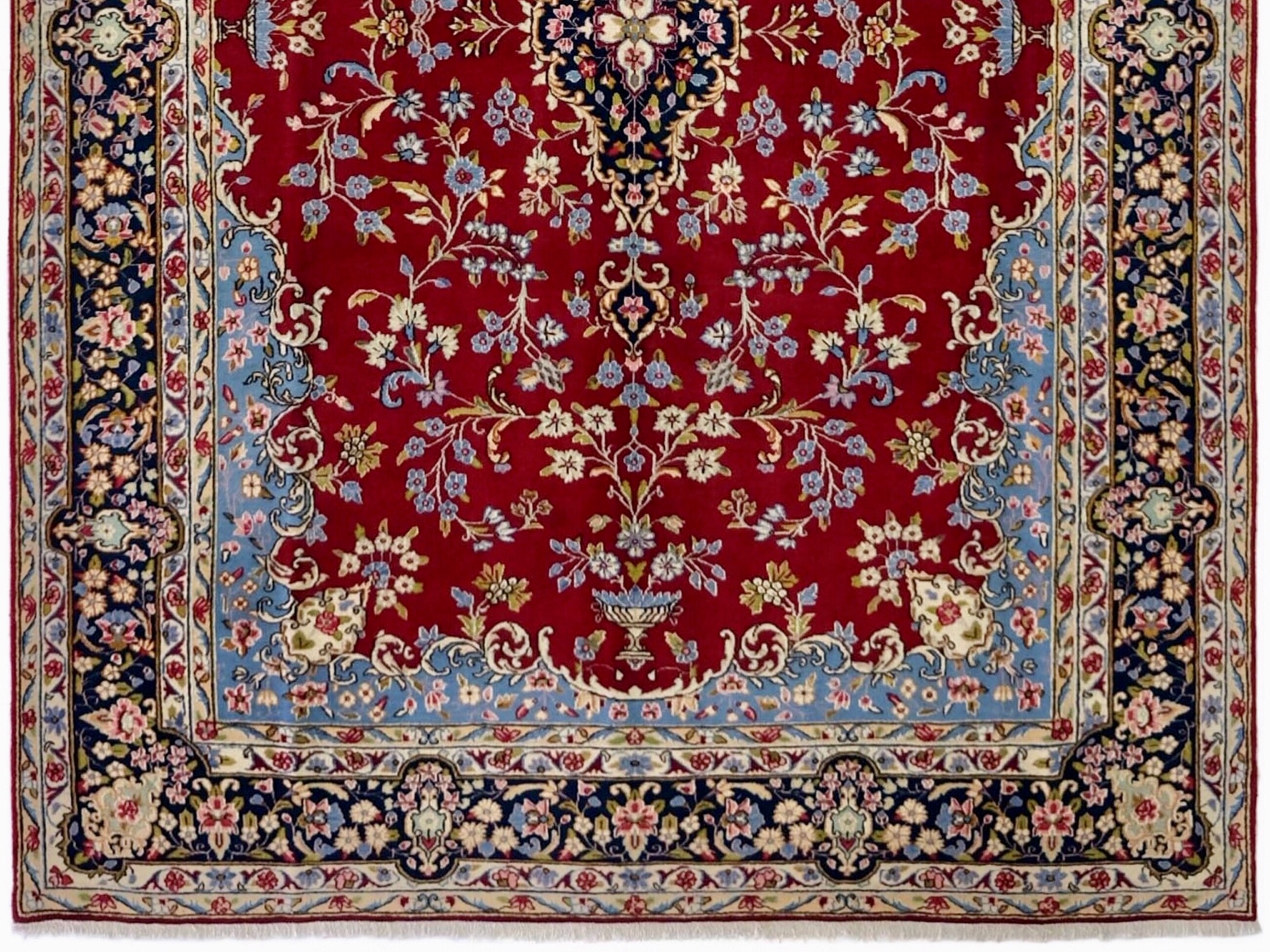 ペルシャ絨毯【ウール】リビングサイズ大 ケルマン産 216×316(cm 