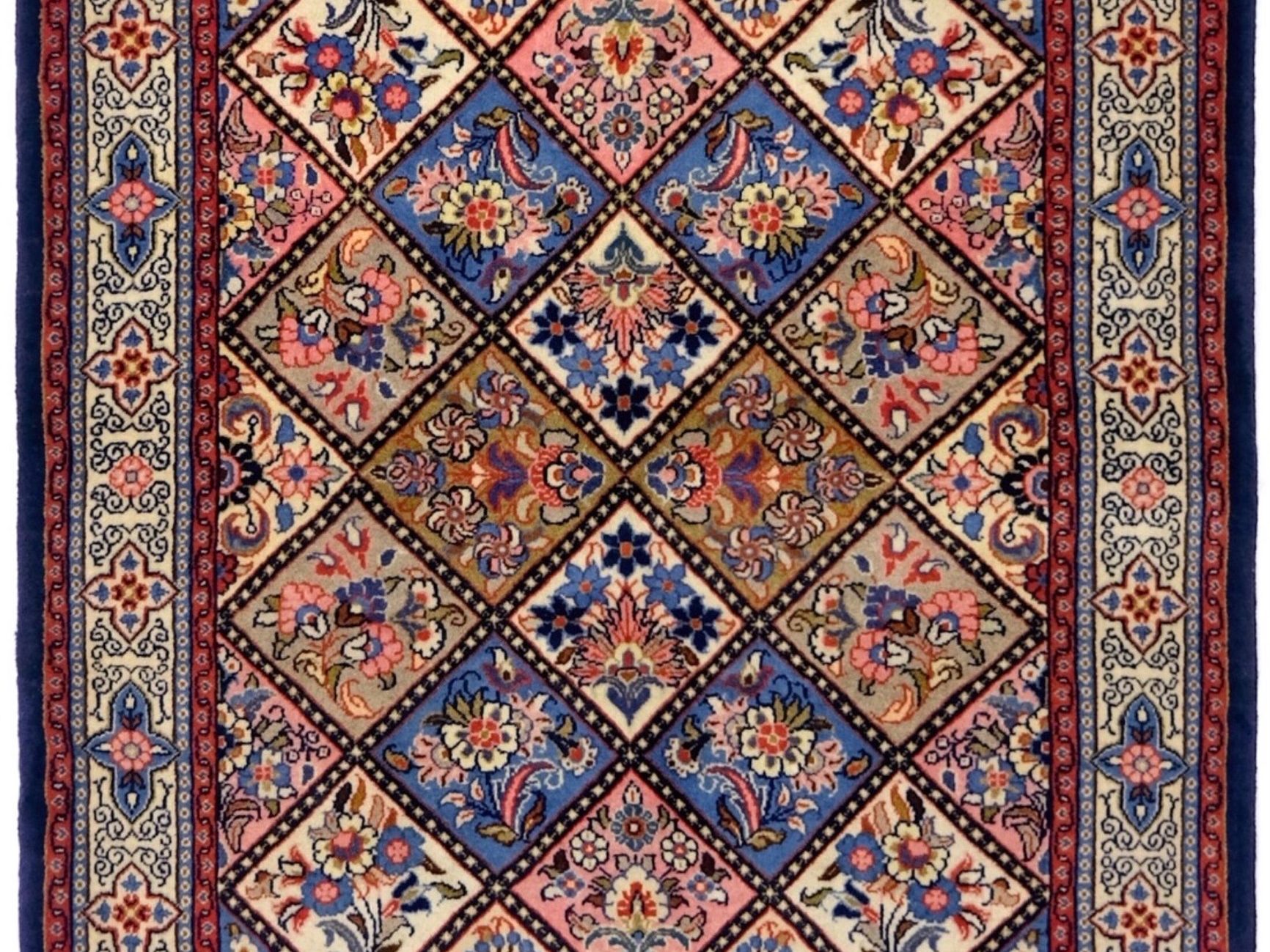 ペルシャ絨毯【ウール】玄関マット大　サルーク産　111×154(cm)　¥308,000(税込)