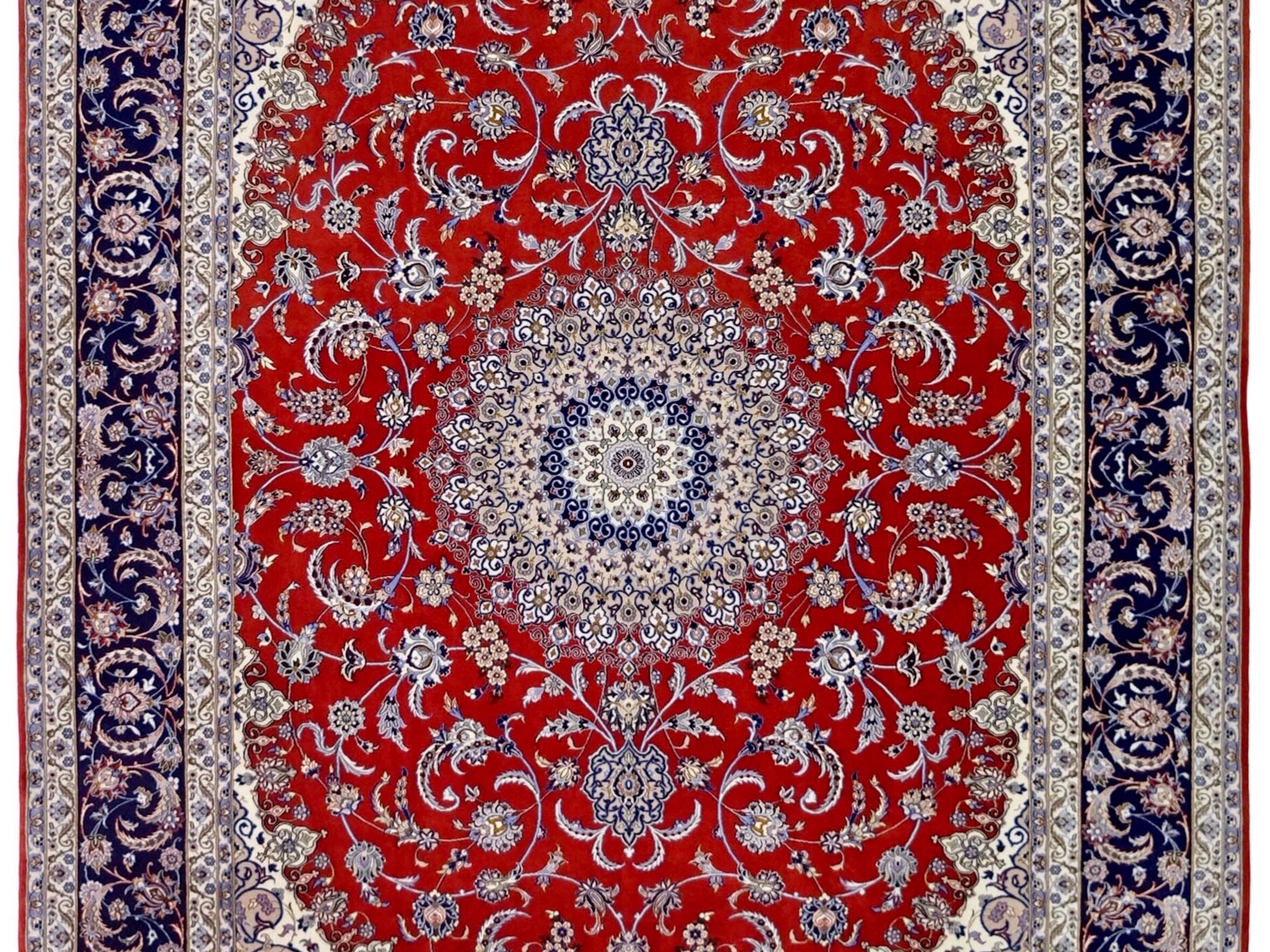 ペルシャ絨毯【ウール】ダイニングサイズ　イスファハン産　261×356(cm)　¥6,050,000(税込)
