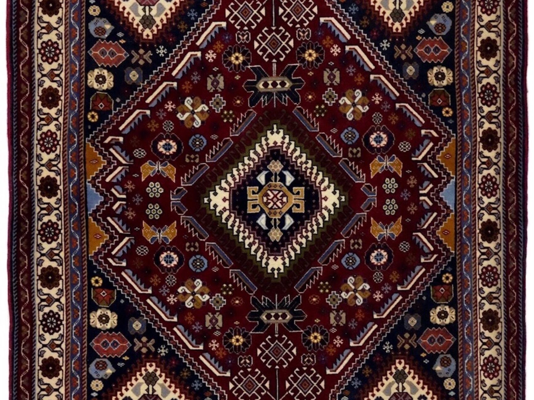 ペルシャ絨毯【ウール】玄関マット大　フィルザバド産　101×144(cm)　¥330,000(税込)