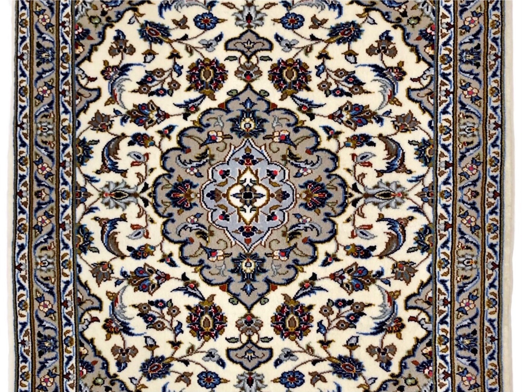 ペルシャ絨毯【ウール】玄関マット中　カシャーン産　84×112(cm)　¥198,000(税込)