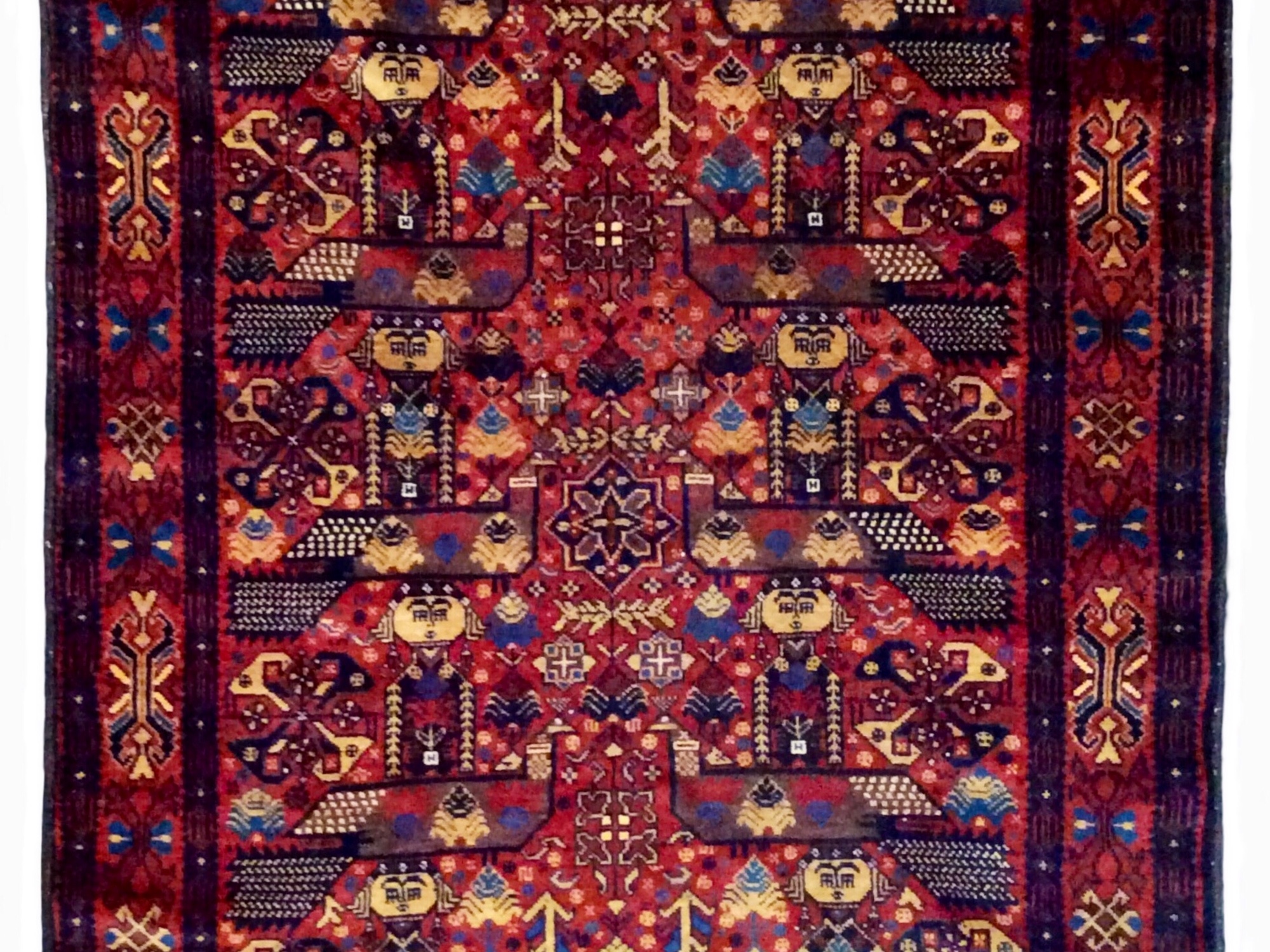 ペルシャ絨毯【トライバルラグ】バルーチ産