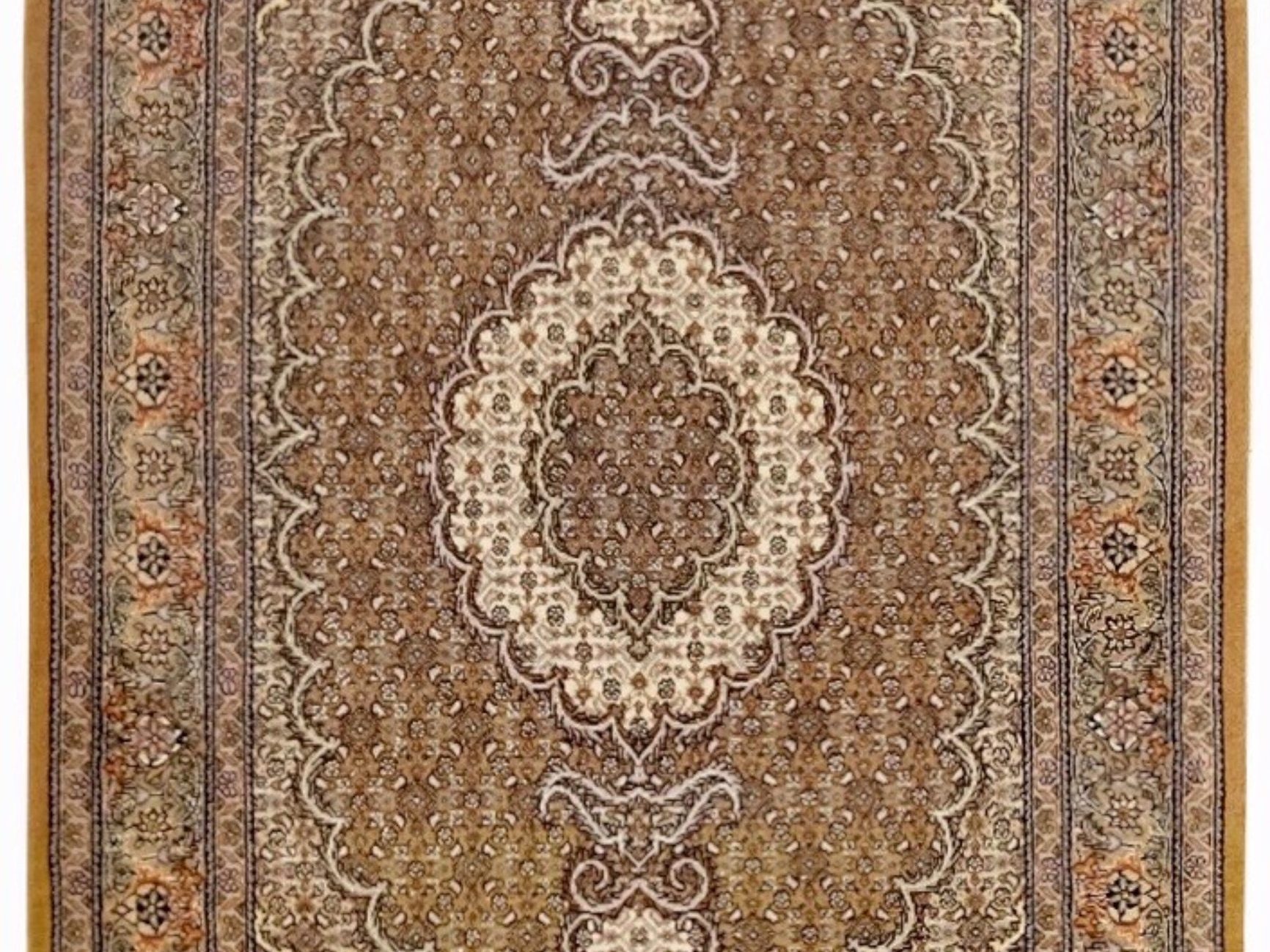 ペルシャ絨毯【ウール】玄関マット中　ホイ産　84×124(cm)　¥330,000(税込)