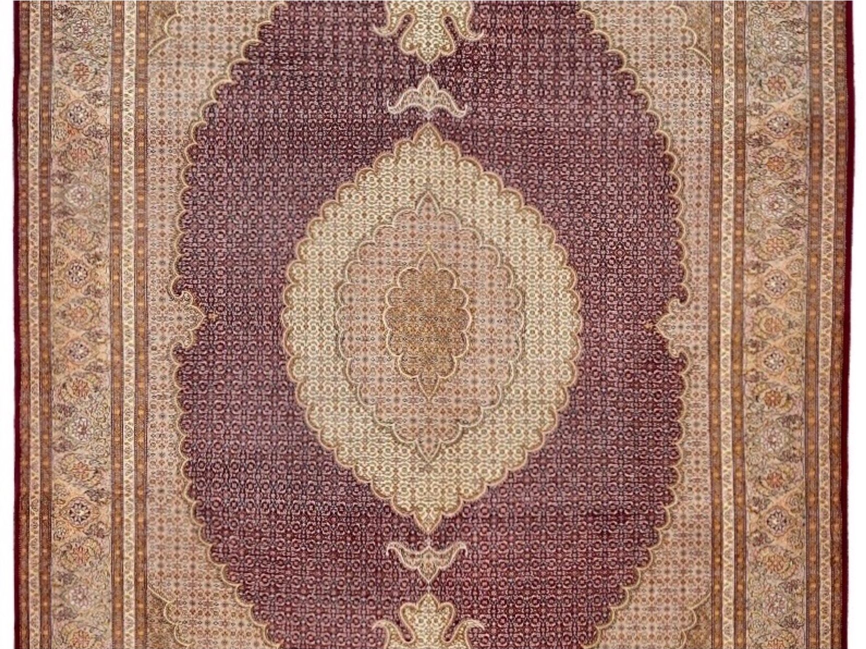 ペルシャ絨毯【ウール】リビングサイズ大　ホイ産　203×303(cm)　¥2,200,000(税込)