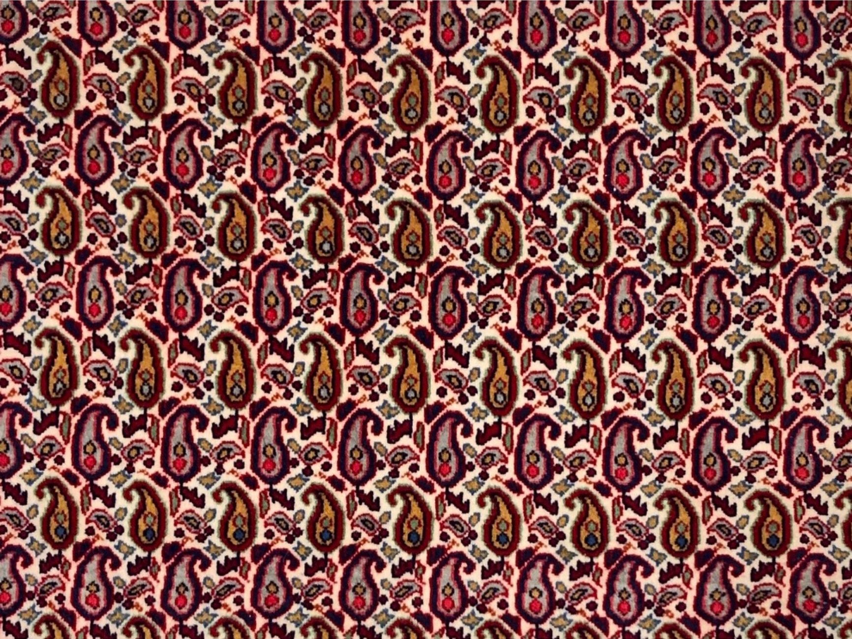 ペルシャ絨毯【ウール】玄関マット小　サルーク産　66×74(cm)　¥88,000(税込)