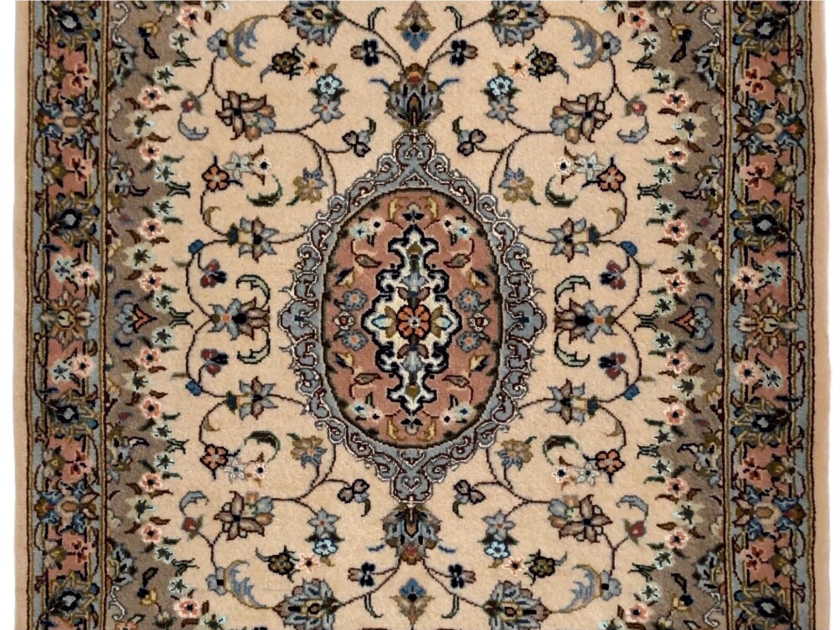 ペルシャ絨毯【ウール】玄関マット中　カシャーン産　81×114(cm)　¥198,000(税込)