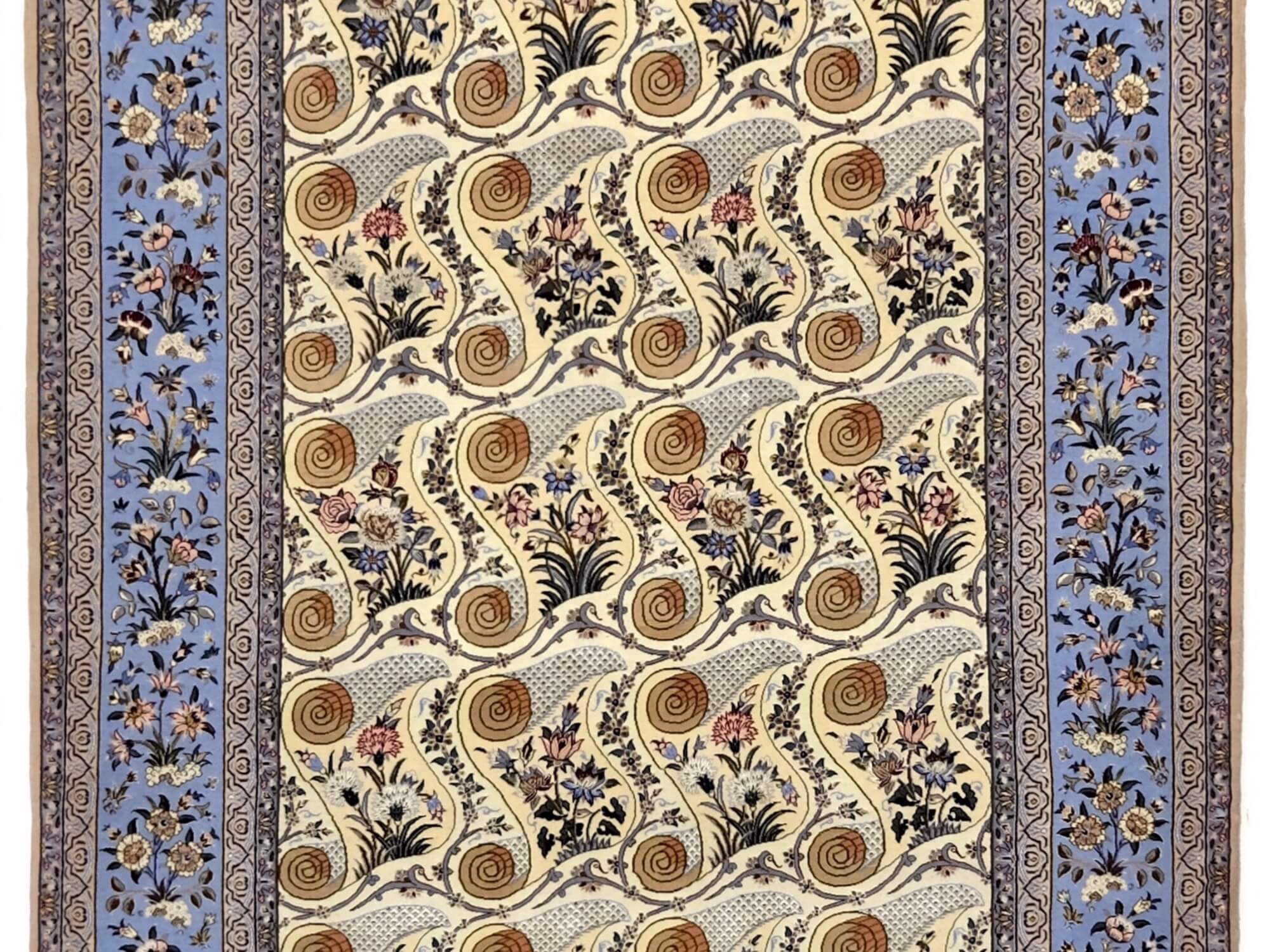 ペルシャ絨毯【ウール】リビングサイズ小　イスファハン産　141×212(cm)　SOLD OUT