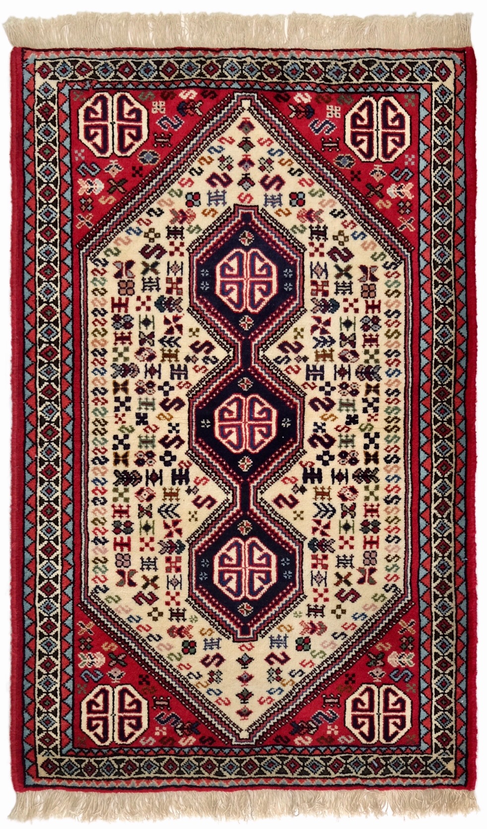 保存版 アバデ産 ペルシャ絨毯 211×163cm | ferndaledowntown.com