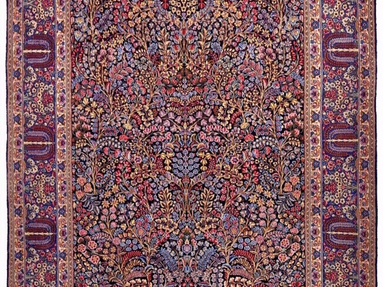 ペルシャ絨毯【ウール】リビングサイズ大　ラフサンジャン産　197×295(cm)　¥1,980,000(税込)