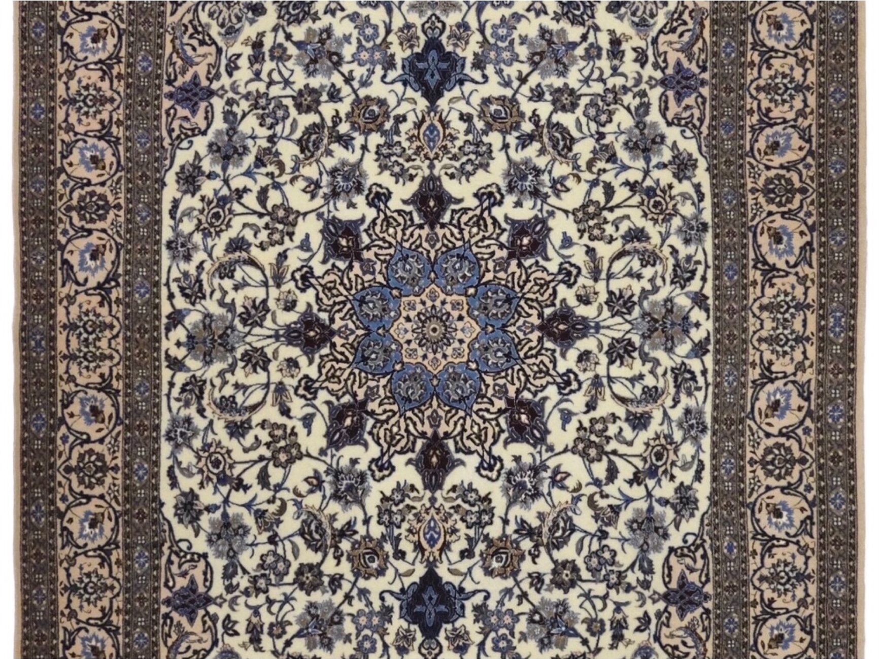 ペルシャ絨毯【ウール】リビングサイズ中　ナイン産　157×256(cm)　¥1,100,000(税込)
