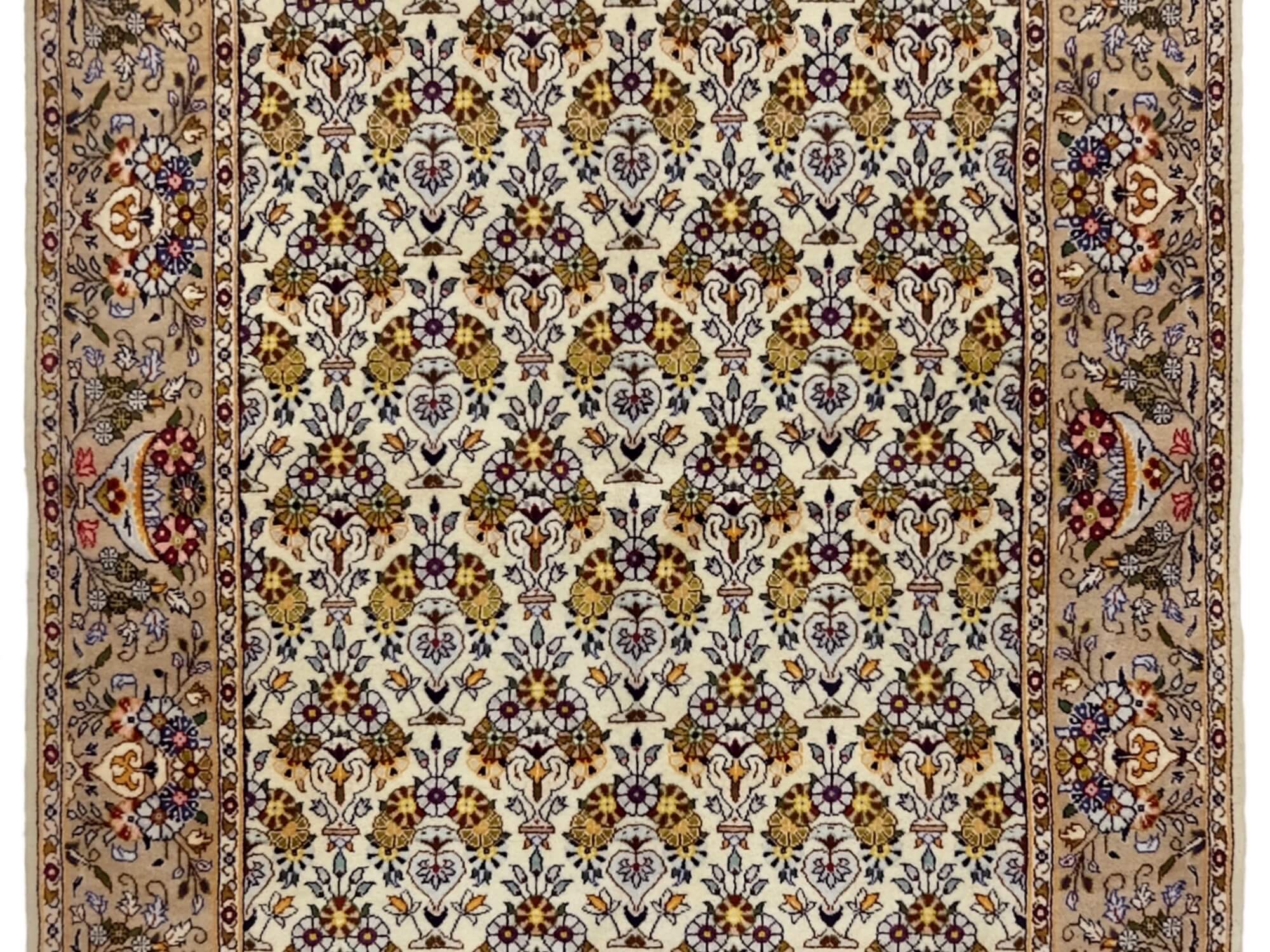 ペルシャ絨毯【ウール】リビングサイズ小　カシャーン産　141×216(cm)　SOLD OUT