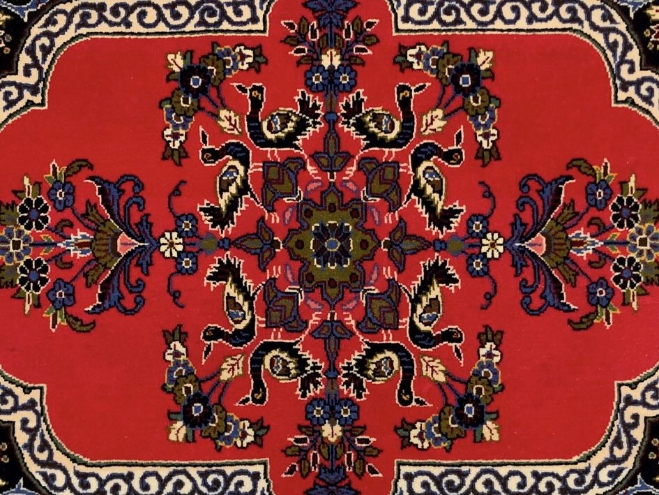 ペルシャ絨毯【ウール】カシャーン産 69×94 玄関マット小 ¥88,000(税込)