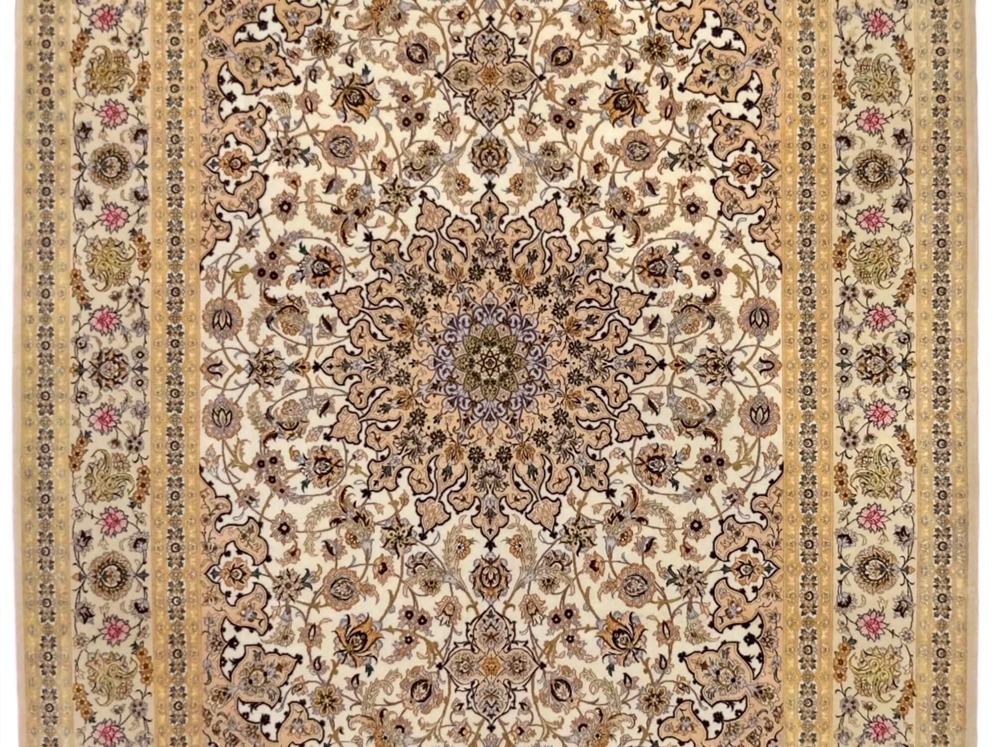 ペルシャ絨毯【ウール】リビングサイズ大　イスファハン産　209×300(cm)　¥2,750,000(税込)