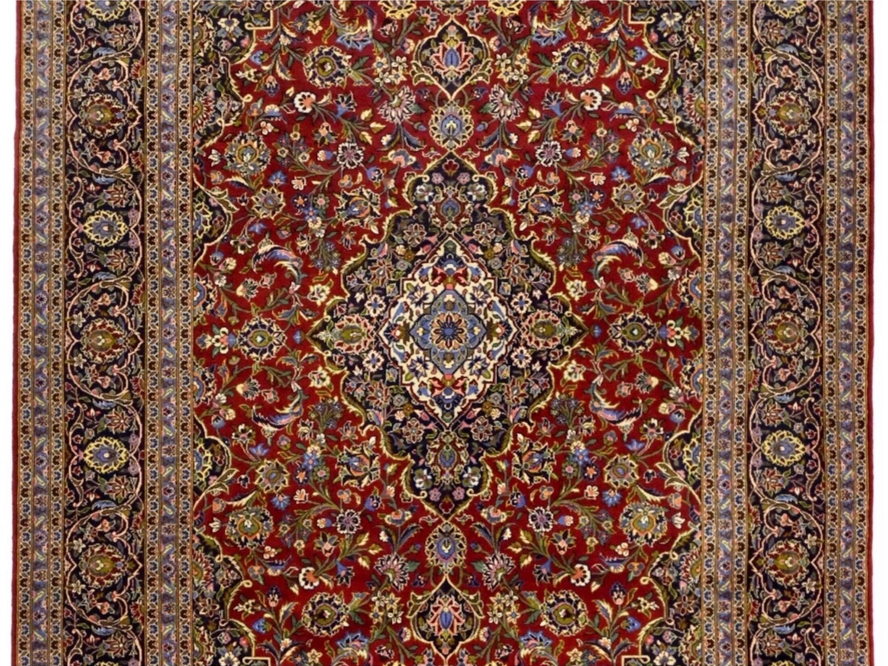 ペルシャ絨毯【ウール】リビングサイズ大　カシャーン産　199×303(cm)　¥660,000(税込)