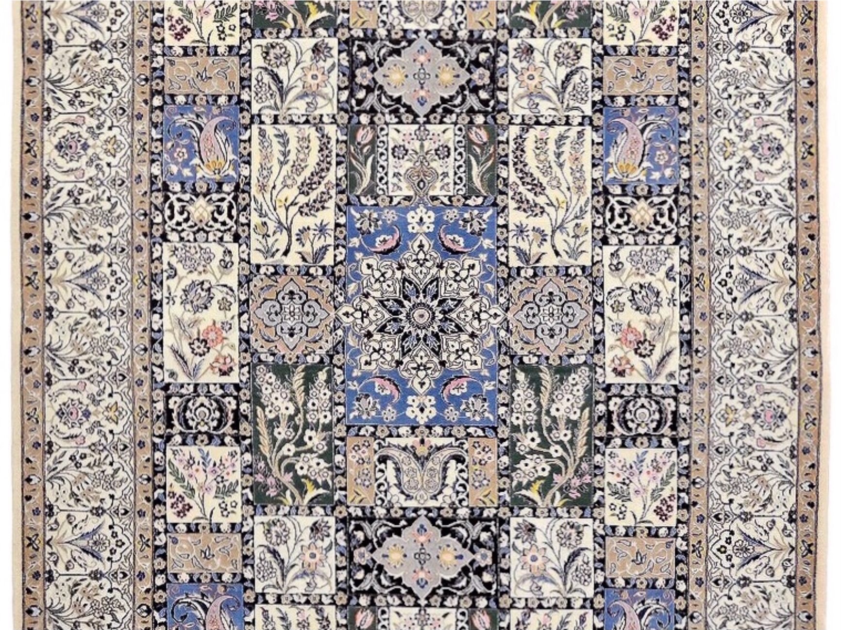 ペルシャ絨毯【ウール】リビングサイズ中　ナイン産　155×239(cm)　¥1,540,000(税込)