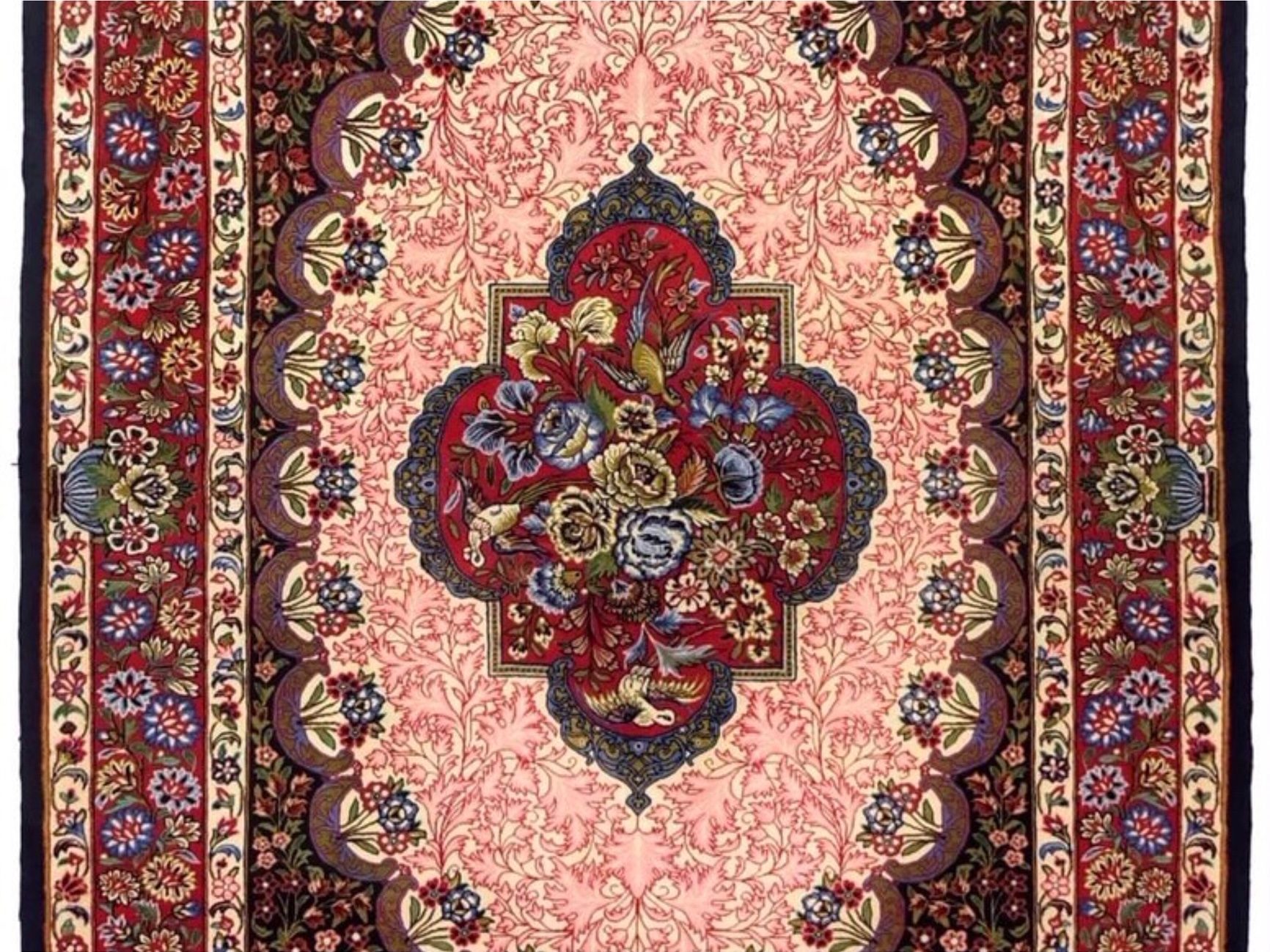 ペルシャ絨毯【ウール】リビングサイズ小　サルーク産　131×207(cm)　¥770,000(税込)