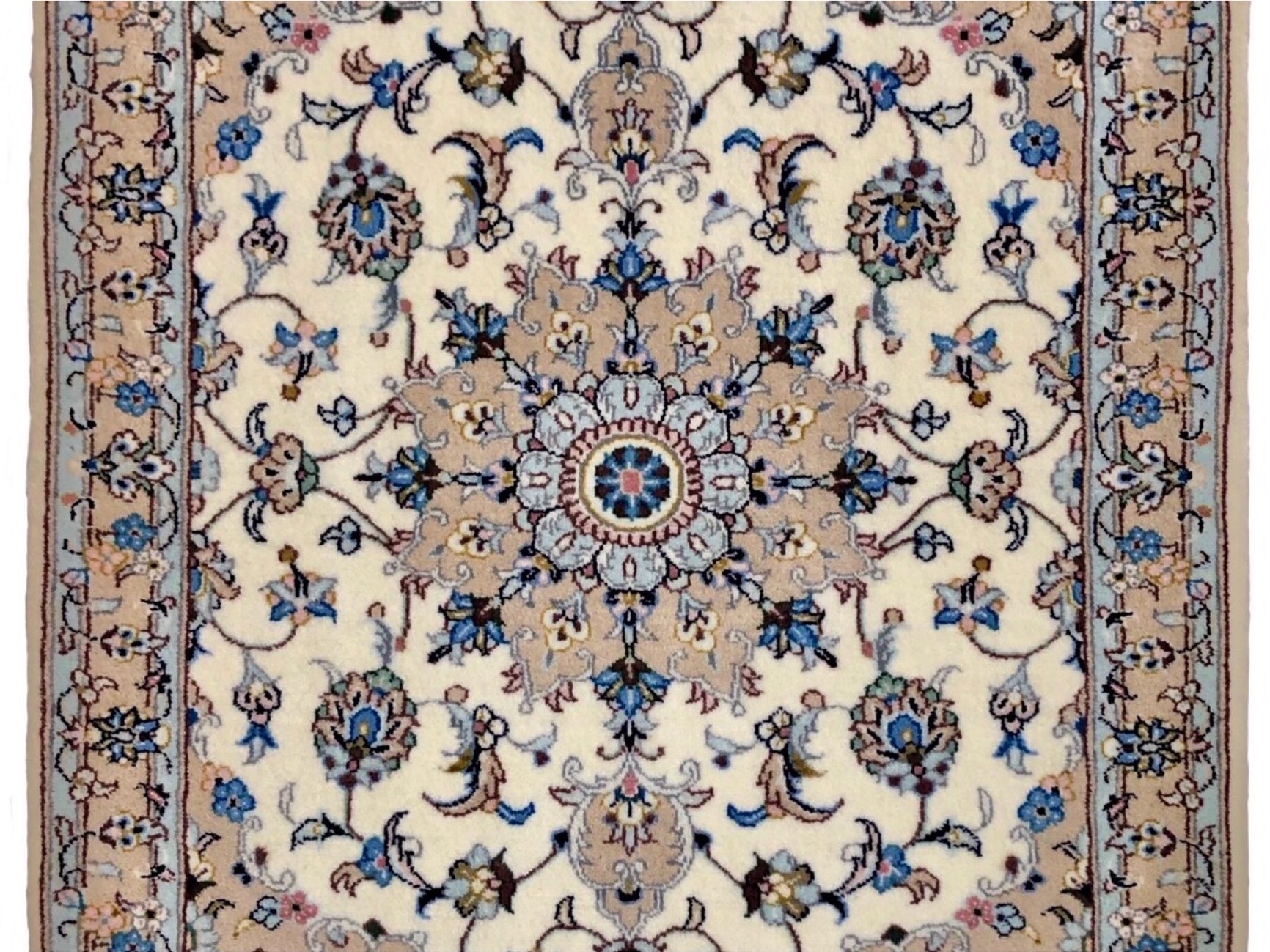 ペルシャ絨毯【ウール】玄関マット中　カシャーン産　91×126(cm)　¥198,000(税込)