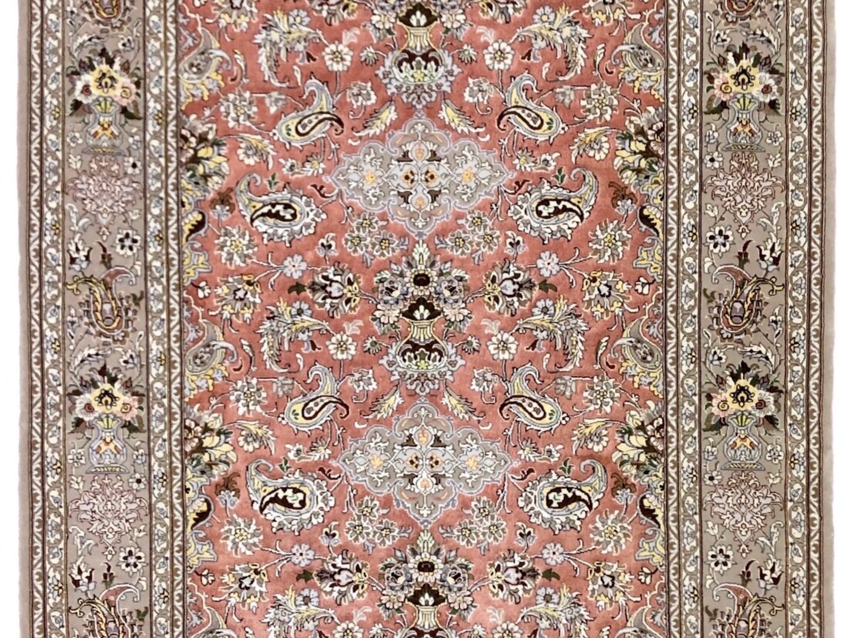 ペルシャ絨毯【ウール】玄関マット大　イスファハン産　106×159(cm)　SOLD OUT