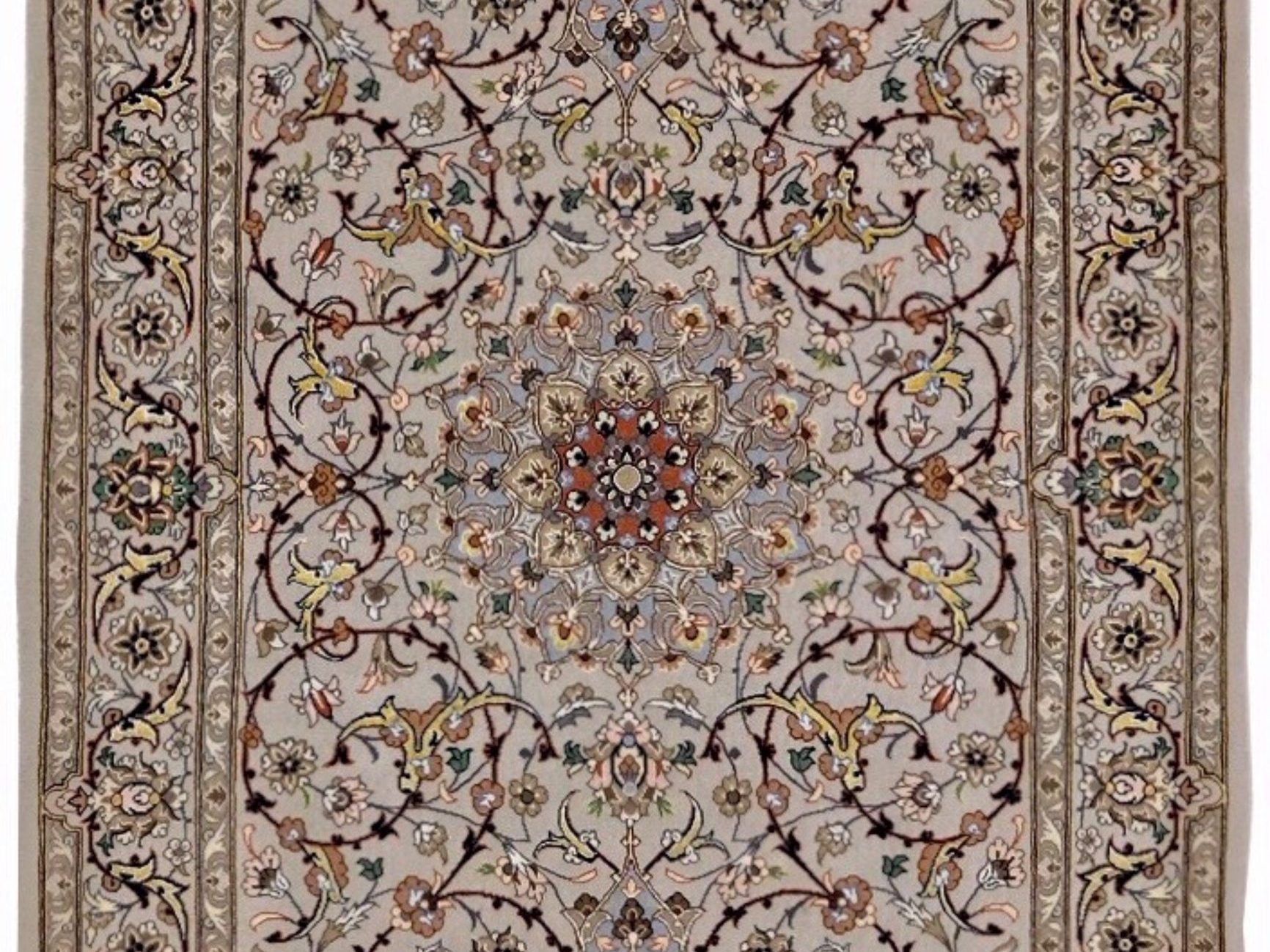 ペルシャ絨毯【ウール】玄関マット中　イスファハン産　82×125(cm)　SOLD OUT