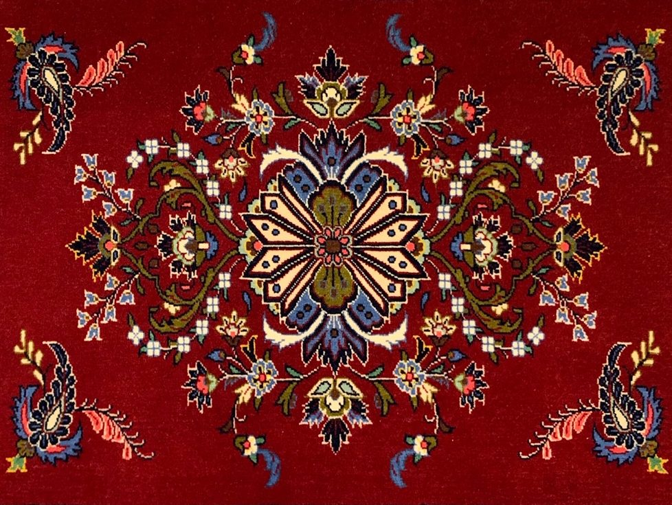 ペルシャ絨毯【ウール】カシャーン産 80×100 玄関マット小 ¥88,000(税込)