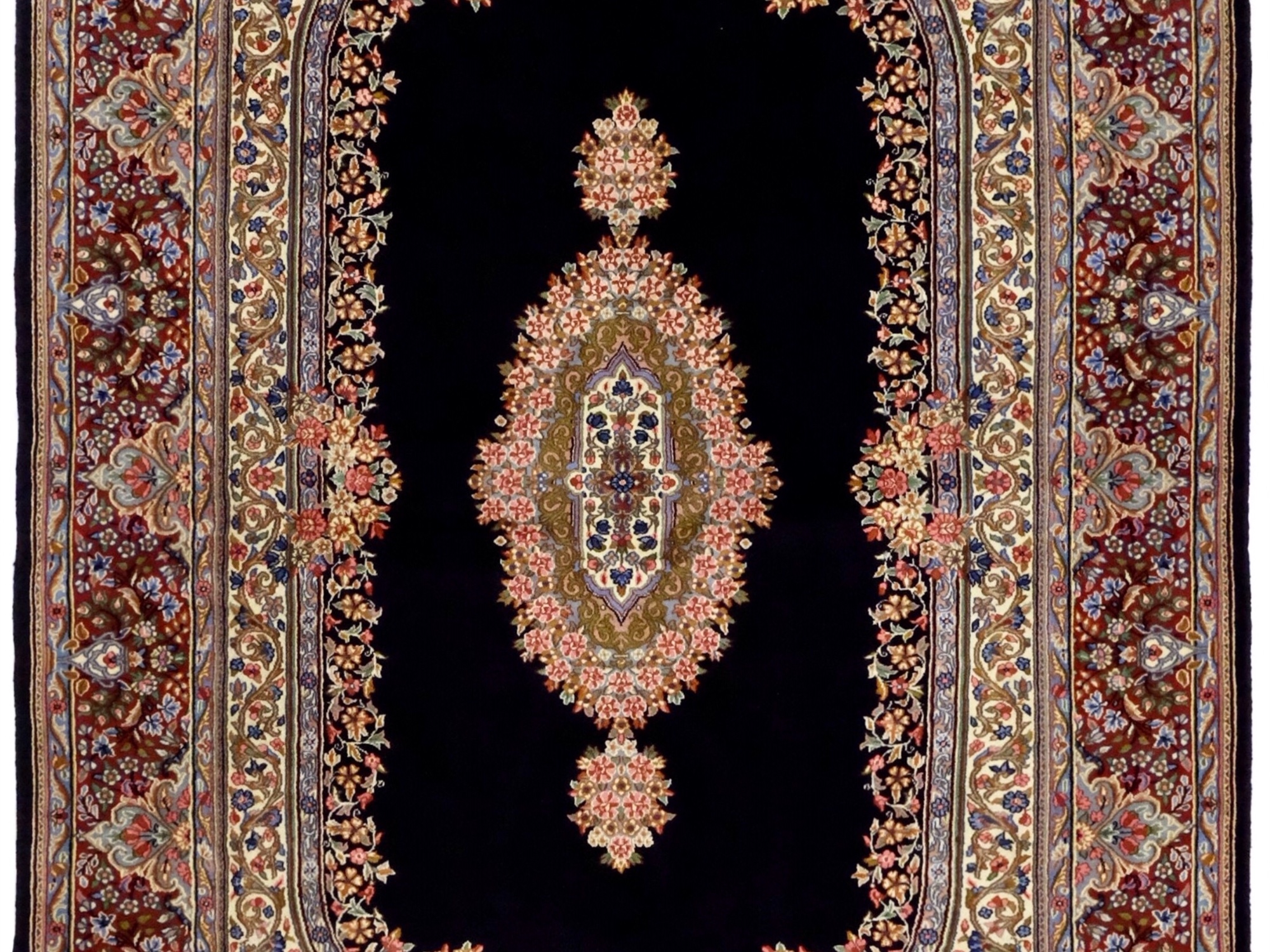 ペルシャ絨毯【ウール】リビングサイズ中　ラフサンジャン産　173×251(cm)　¥1,540,000(税込)