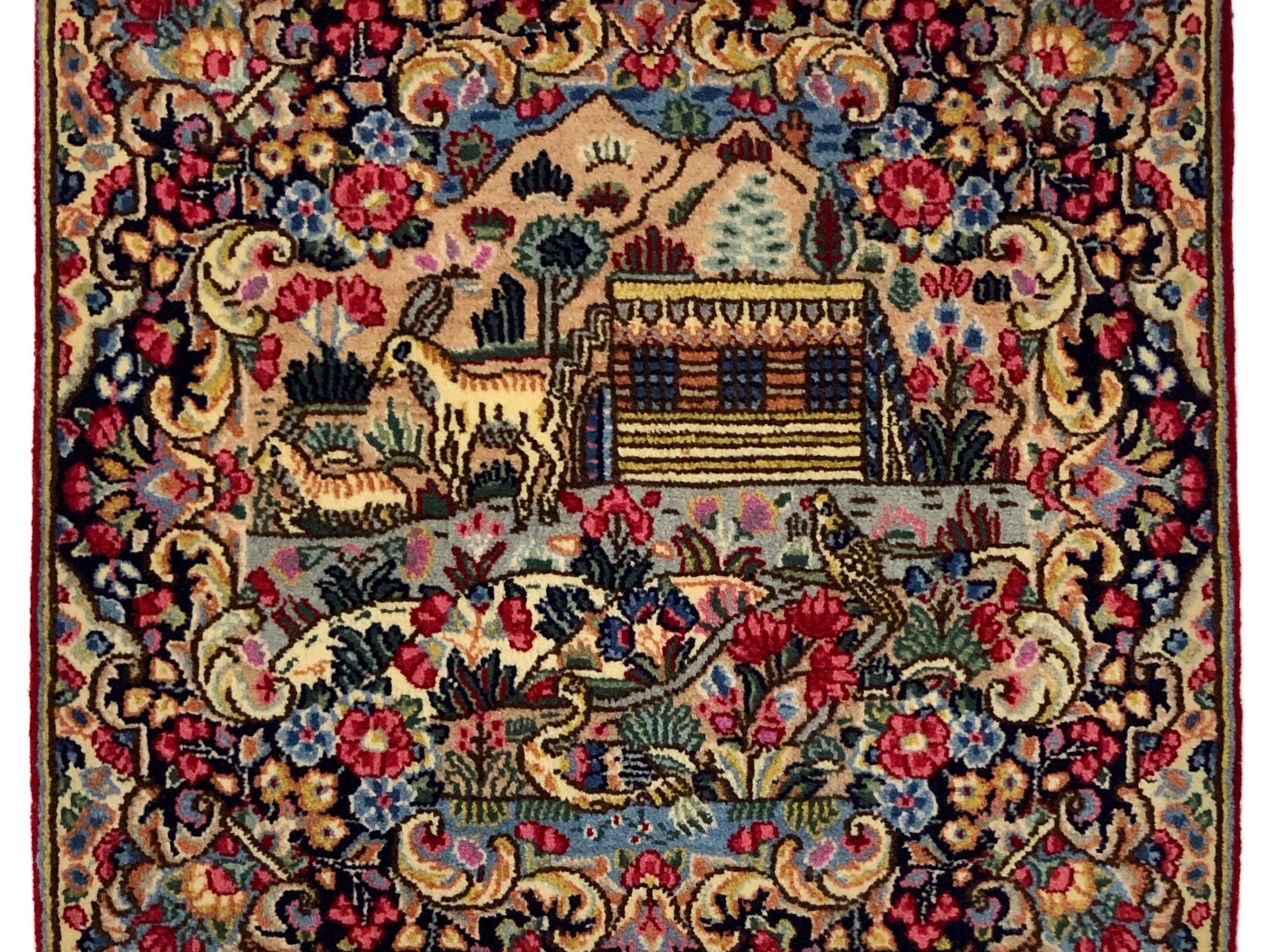 ペルシャ絨毯【ウール】ラバー産 55×55 玄関マット小 ¥88,000(税込)