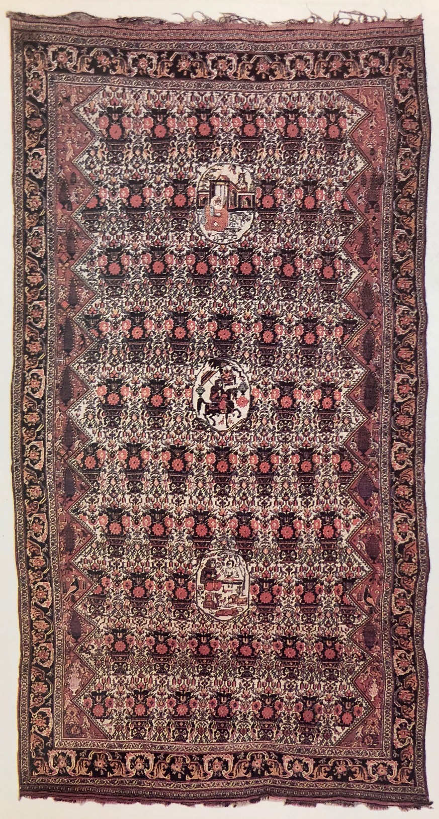 公式半額 トライバルラグ バルーチ 86×70cm　ペルシャ絨毯 ラグ