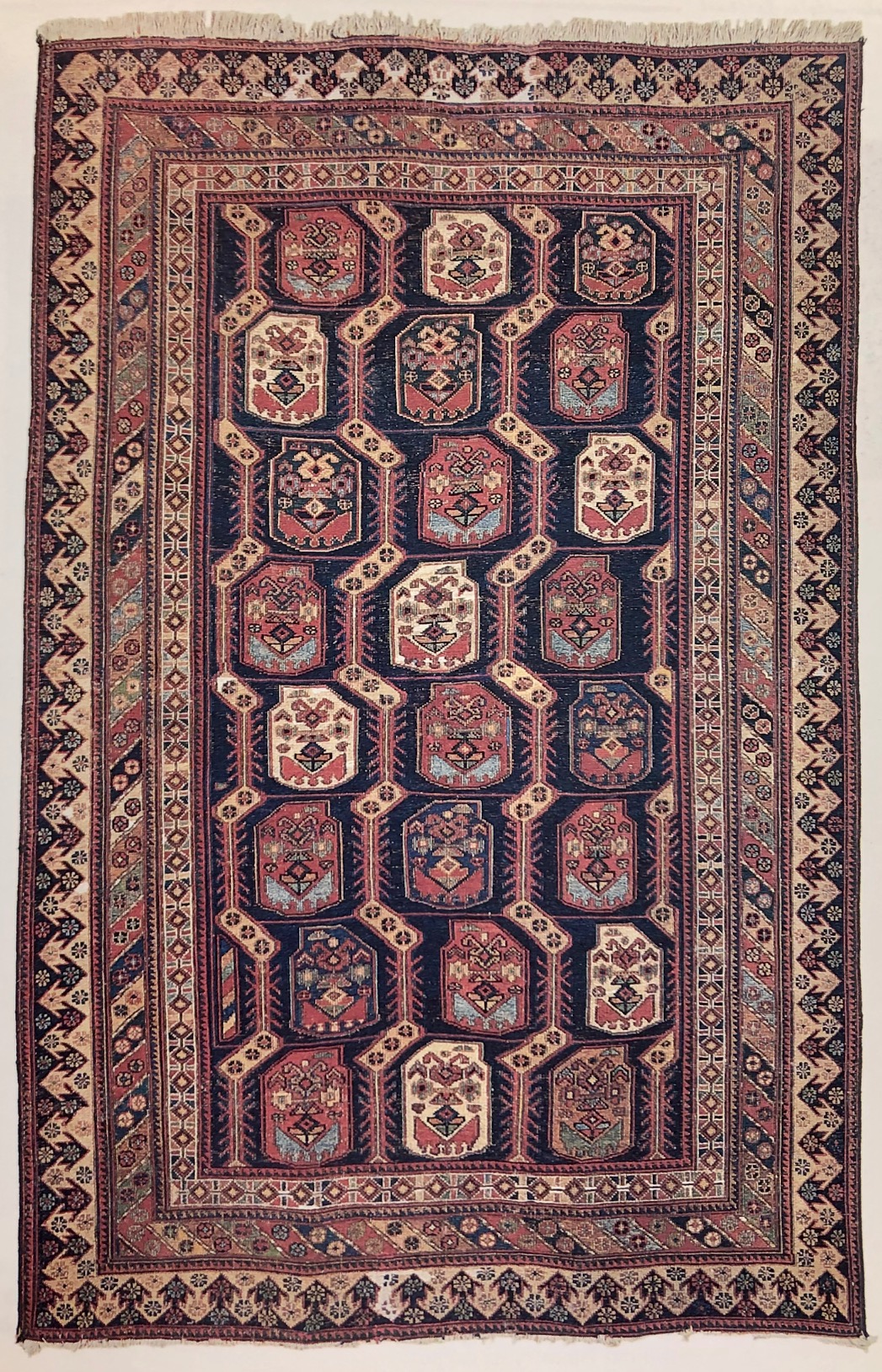 RAGU157 トライバルラグ ペルシャ絨毯 189cm×107cm - 通販 - guianegro